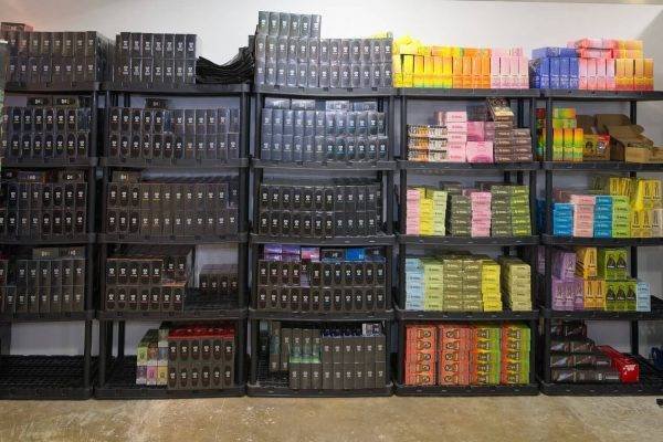 Products stocked for discovery at a Disco Cat gathering