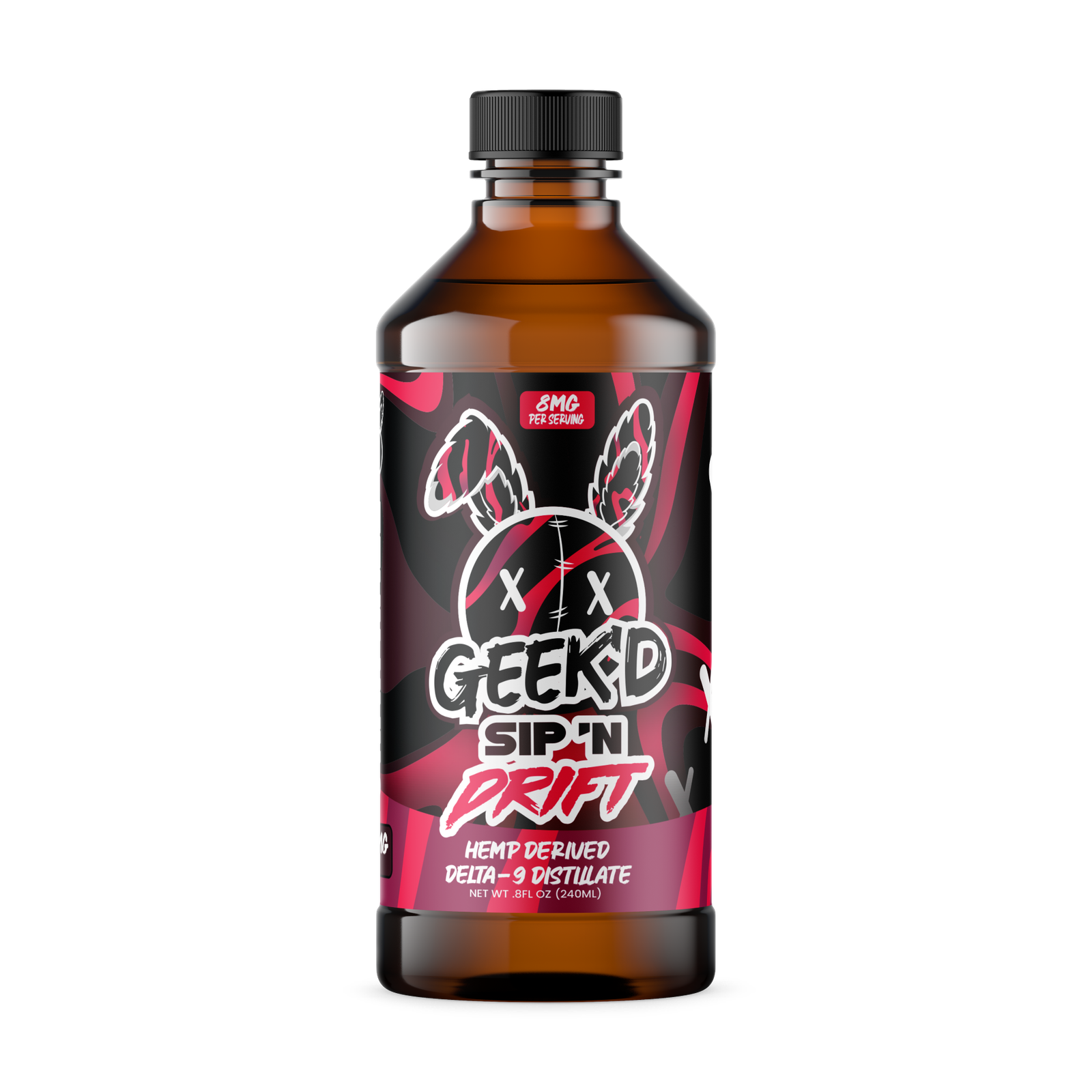 GEEK’D – SIP ‘N DRIFT – GRAPE APPLE – DELTA 9 DISTILLATE