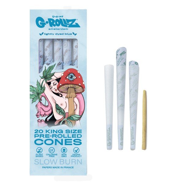 G-ROLLZ | Collector “Naked Shroom” Blue – 20 KS Cones